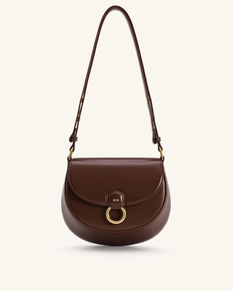 JW PEI Diana crossbody saddeltaske i brun - view 1