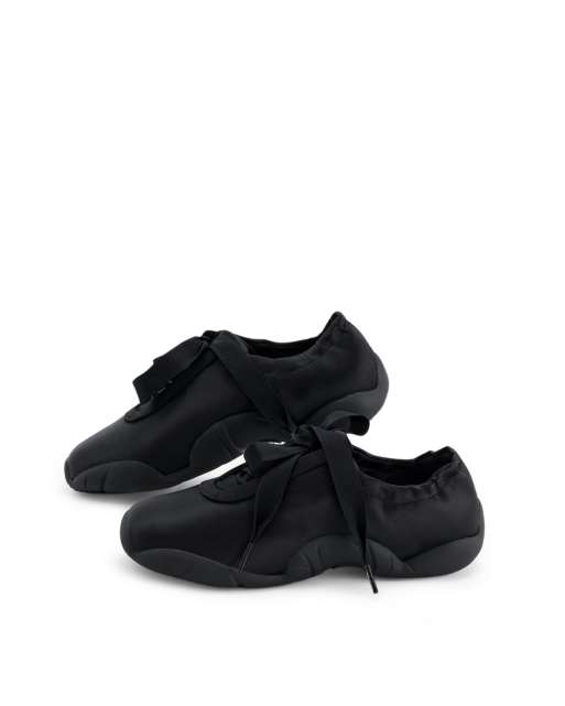 JW PEI Flavia ballerina sneakers in black, 4 of 4