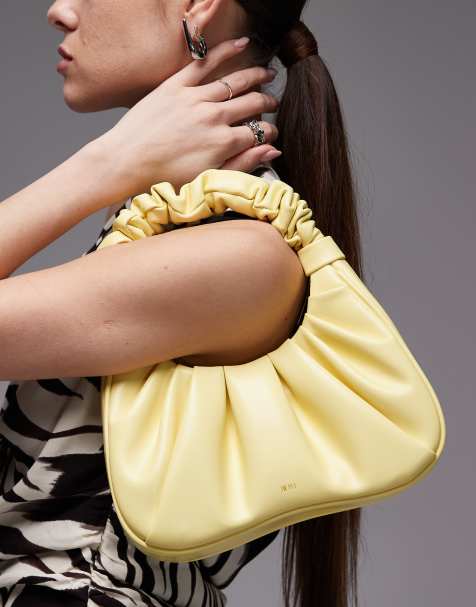 JW PEI - Gabbi - Sac à main froncé - Jaune beurre - view 1