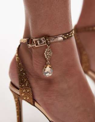 Jw Pei Haidi Pointed Toe Crystal Pumps In Blue