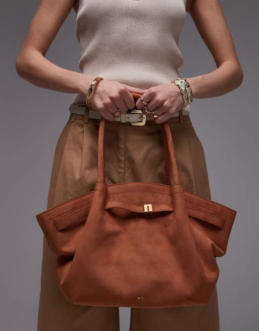 JW PEI – Hana – Brązowa średniej wielkości torba typu tote z