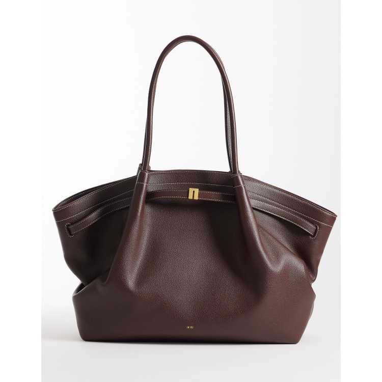 JW PEI Hana large tote in dark brown | ASOS