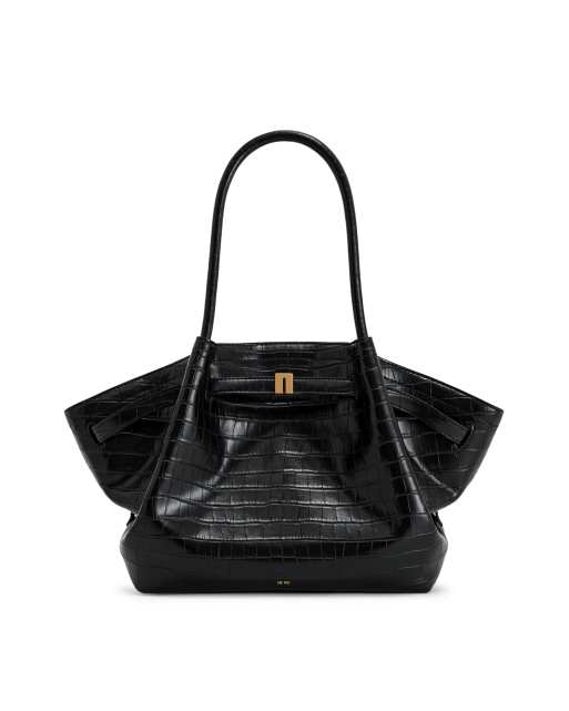 JW PEI Hana medium tote bag in black croc | ASOS