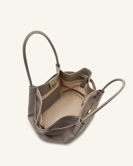 JW PEI Hana medium tote bag in taupe, 3 of 4