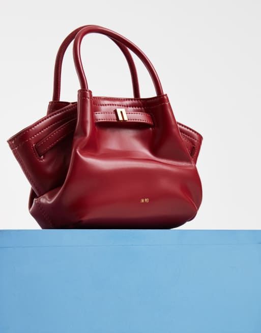 JW PEI Hana mini torebka typu tote w kolorze claret red, 1 z 4