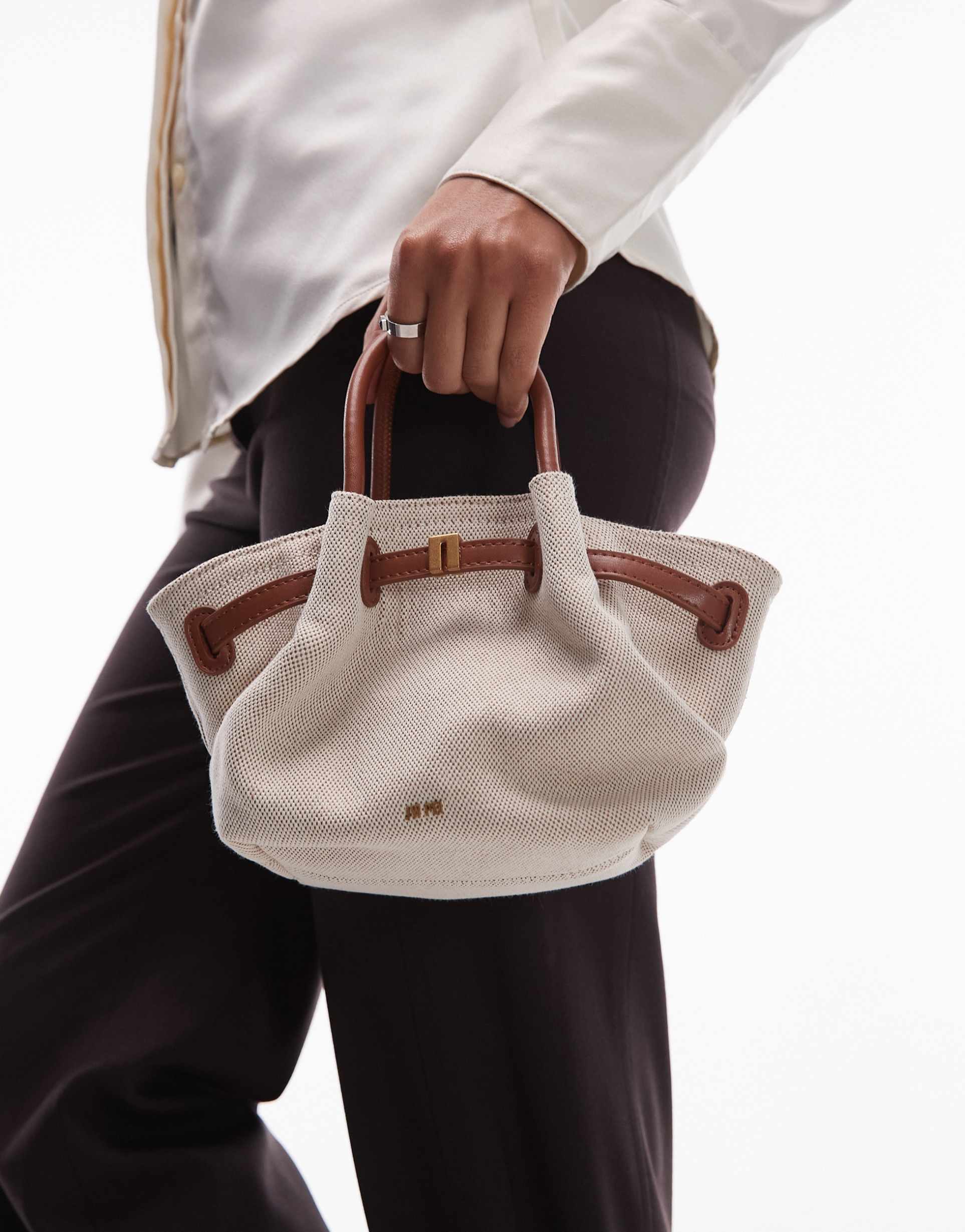 jw pei hana mini tote bag in canvas