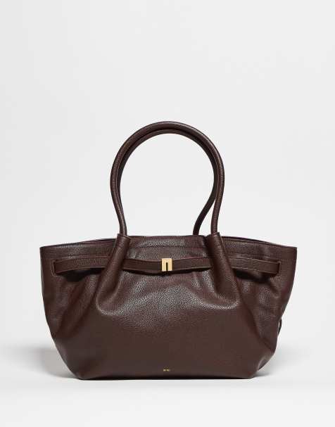 JW PEI - Hana - Mørkebrun og mellemstor totebag - view 1