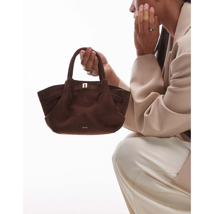 JW PEI Hana small tote bag in mocha brown | ASOS