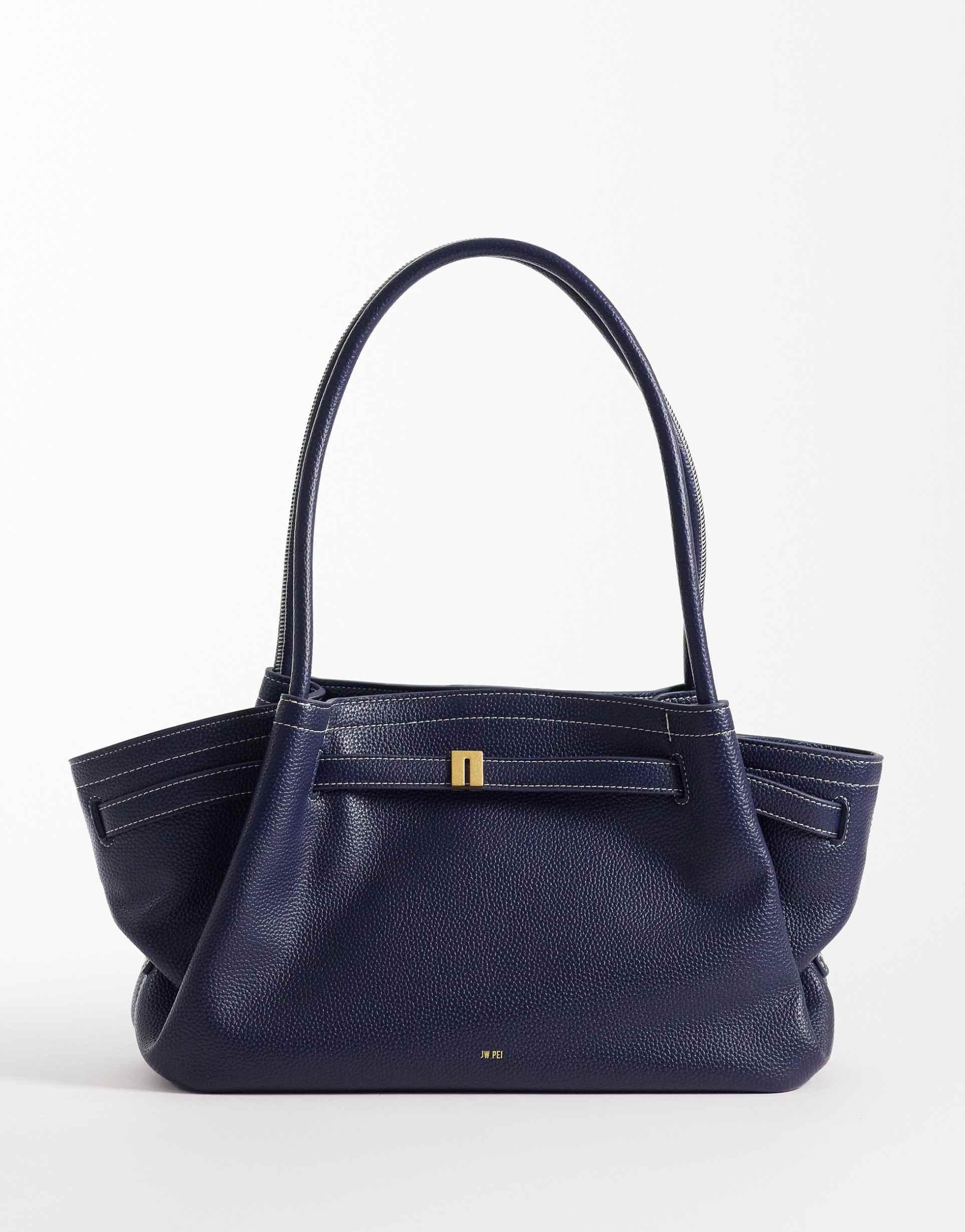 jw pei hana wide tote in navy