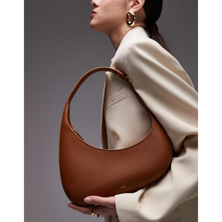 JW PEI Harlee asymmetric shoulder bag in brown | ASOS