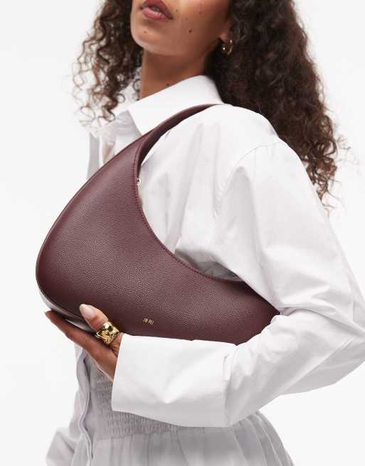 JW PEI - Harlee - Sac porté épaule asymétrique - Bordeaux, 4 de 5