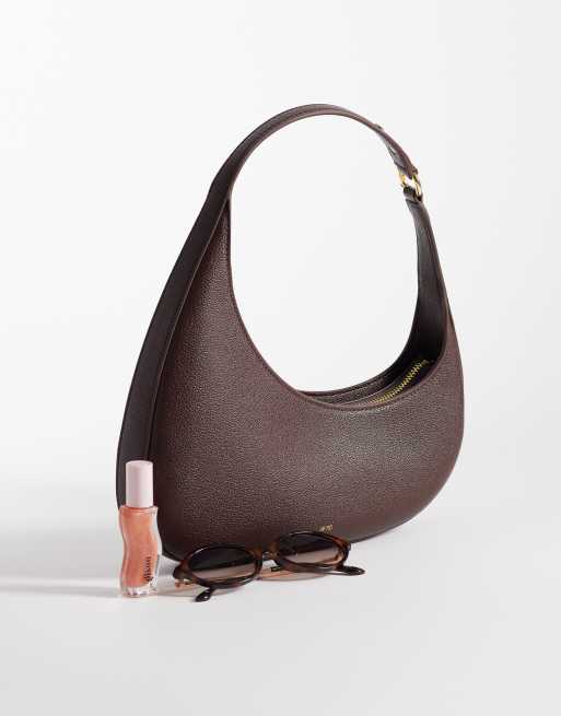 JW PEI Harlee shoulder bag in dark brown | ASOS