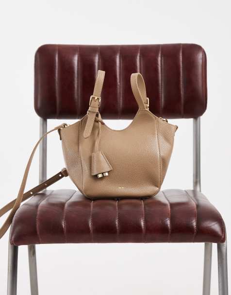 JW PEI Ines padlock mini tote bag in beige - view 1