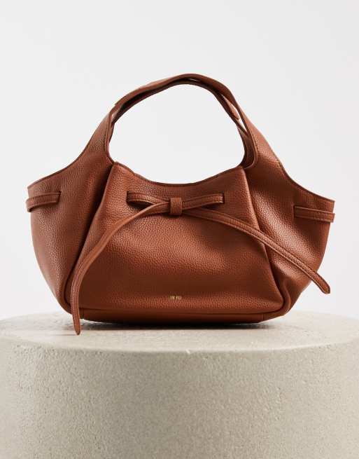 JW PEI Mabel mini torebka typu tote w kolorze karmelowobrązowym, 1 z 4