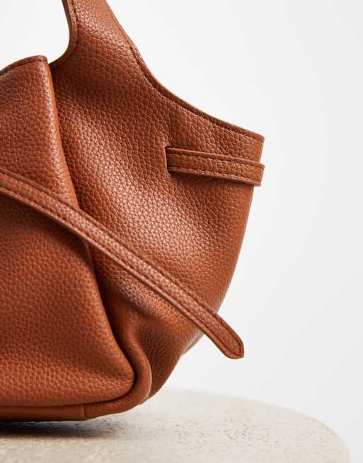 JW PEI Mabel mini tote bag in caramel brown, 2 of 4