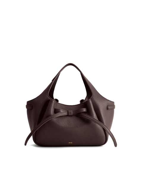 JW PEI Mabel mini tote bag in dark brown - view 1