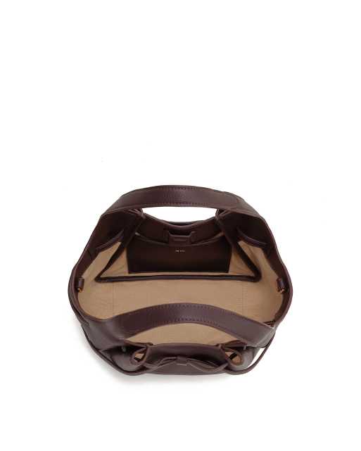 JW PEI Mabel mini tote tas in donkerbruin, 3 van 4