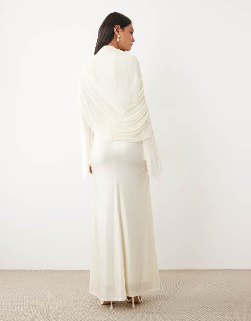 cream shawl for dress Cream Silk Cotton Shawl Scarf, Bridal Wedding Cover Up - Silk Shawl Wraps -  Spring Summer Shawl - Bridal Wraps