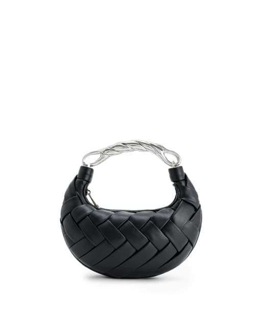 JW PEI – Orla – Gewebte Henkeltasche in Schwarz, 5 von 5