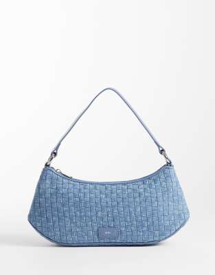 JW PEI shoulder bag in woven blue denim denim blue 26890₽