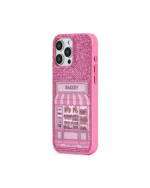 JW PEI - Telefoonhoesje met Bakery-print en versiering in roze, 2 van 3