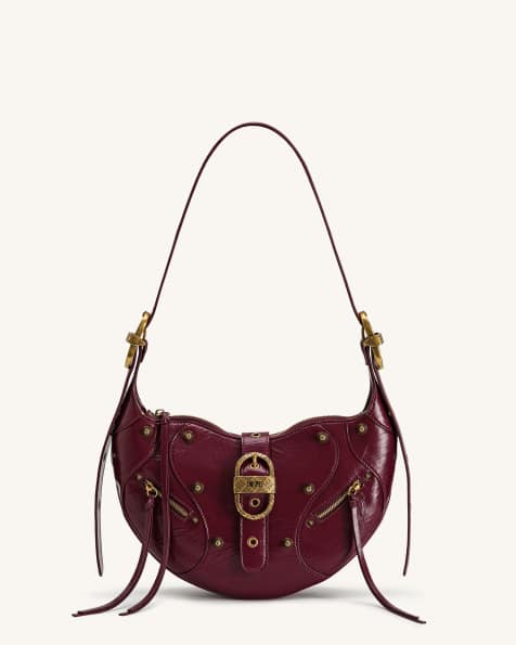 JW PEI Tessa shoulder bag in burgundy - view 1