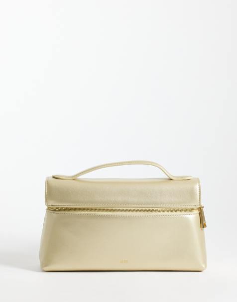 JW PEI – Thea – Henkeltasche in Blassgoldoptik - view 1