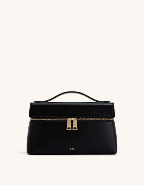 JW PEI Thea top handle vanity bag in black - view 1