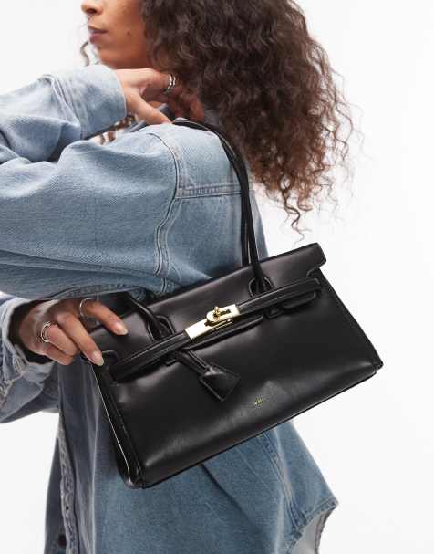 JW PEI - Yara - Borsa shopping da spalla nera - view 1