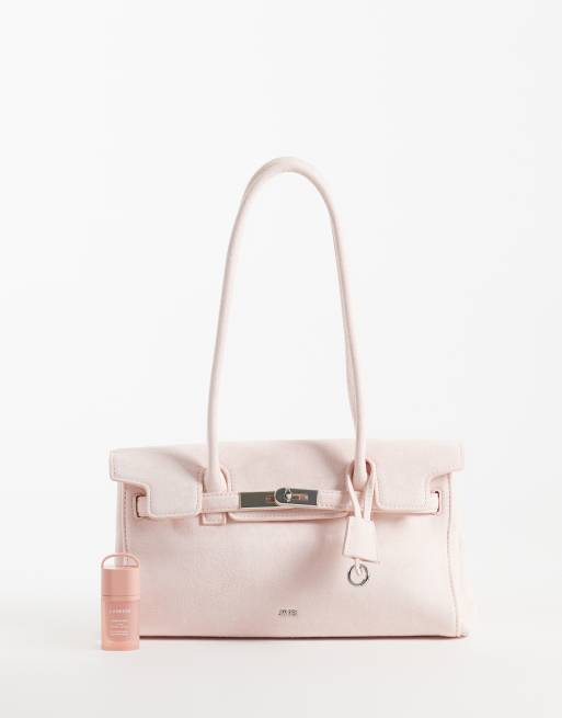 JW PEI Yara cabas en rose en daim synthétique, 2 de 4