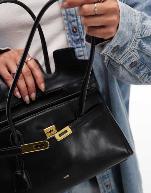 JW PEI – Yara – Czarna torebka na ramię typu tote , 4 z 4