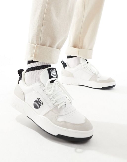K-Swiss Cannon Shield trainers in white and black | ASOS
