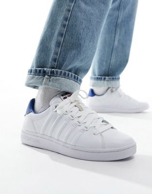 K-Swiss Lozan II trainers in white and blue - ASOS Price Checker