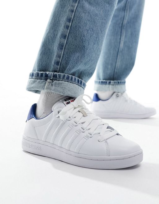 K-Swiss Lozan II trainers in white and blue | ASOS