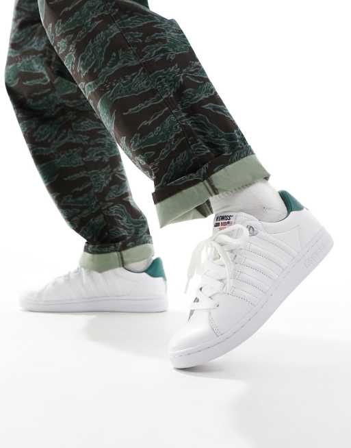 Green and sale white k swiss