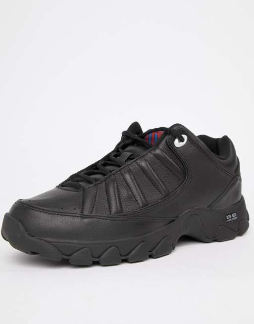 K Swiss ST529 heritage Sneakers met dikke zool in zwart