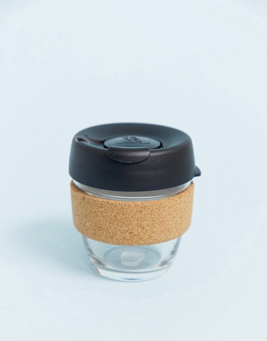 Kaffekop af glas fra KeepCup Brew Cork Edition8oz-Multifarvet