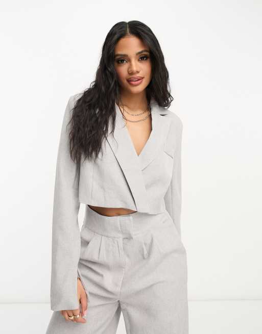 Asos cropped outlet blazer