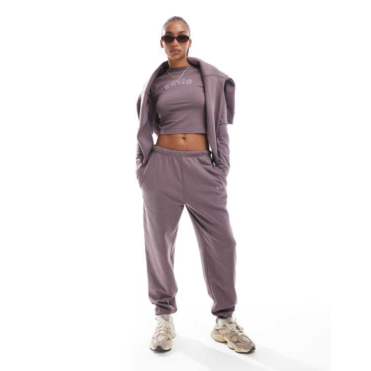 Crop top hoodie with joggers store