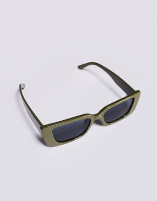 Shop Kaiia Cat Eye Chunky Frame Sunglasses