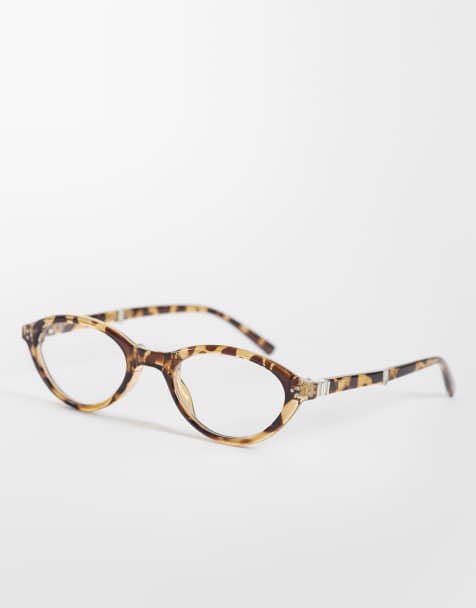 Kaiia - Colección exclusiva - Gafas efecto carey ovaladas con lentes transparentes - view 1