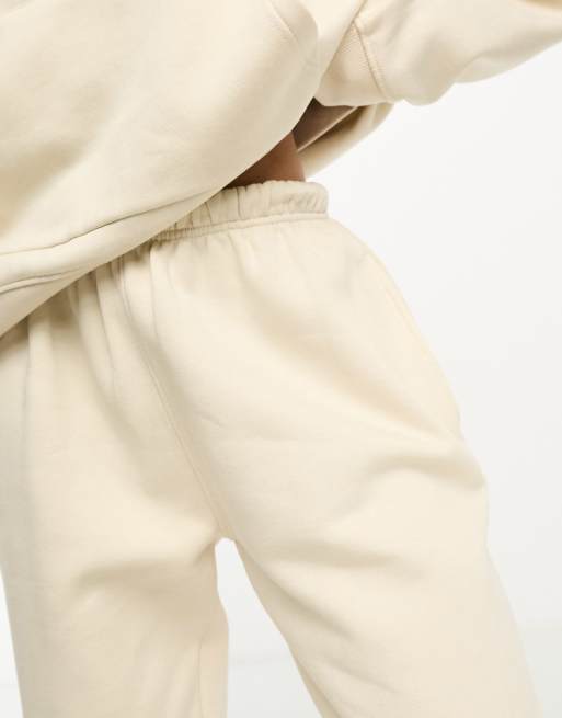 Kaiia cotton-blend cuffed trackies in cream (Part of a set)  , 2 of 4