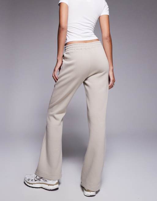 Kaiia cotton blend wide leg trackies in stone (part of a set)  , 4 of 5