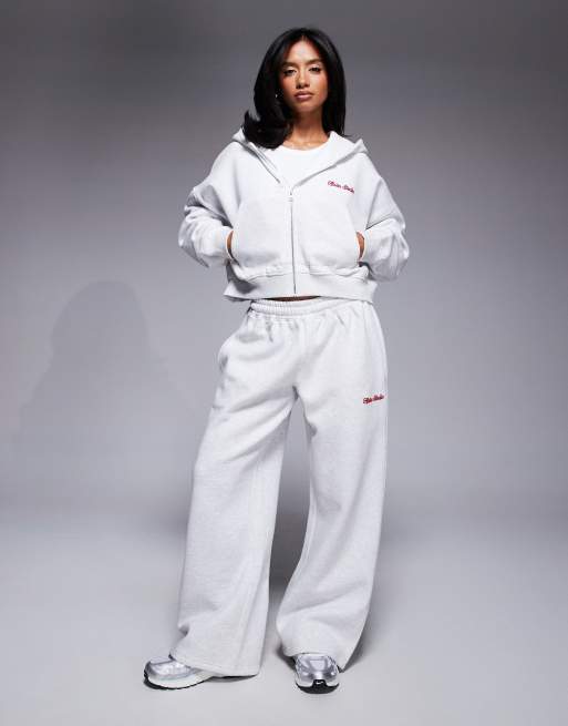 Kaiia cotton rich Studio Petite cherry back print cropped