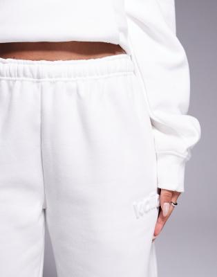 ★Wai Kei★ Logo embroidered sweatpants grey YKBE01PT06-2 Star big logo sweatpants GREY - waikei