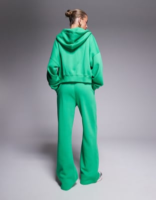 Kaiia Embroidered Logo Wide Leg Sweatpants In Multi