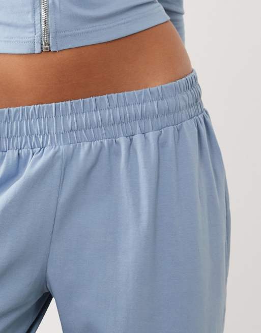 Kaiia ensemble 2 pièces jogger large toucher doux riche en coton bleu denim, 5 de 5