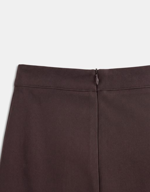 Kaiia exclusieve minirok als co-ord set in bruin, 9 van 9