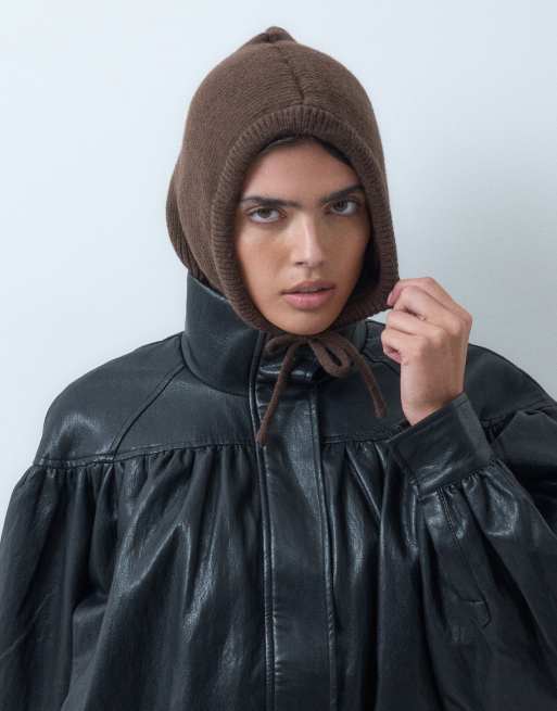 Kaiia exclusive balaclava in chocolate, 5 of 5