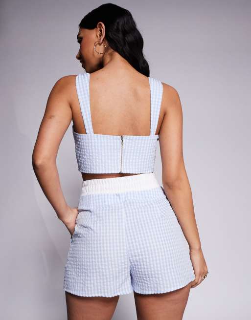 Dolly Set- Gingham Crop Top and Matching Skirt - Etsy